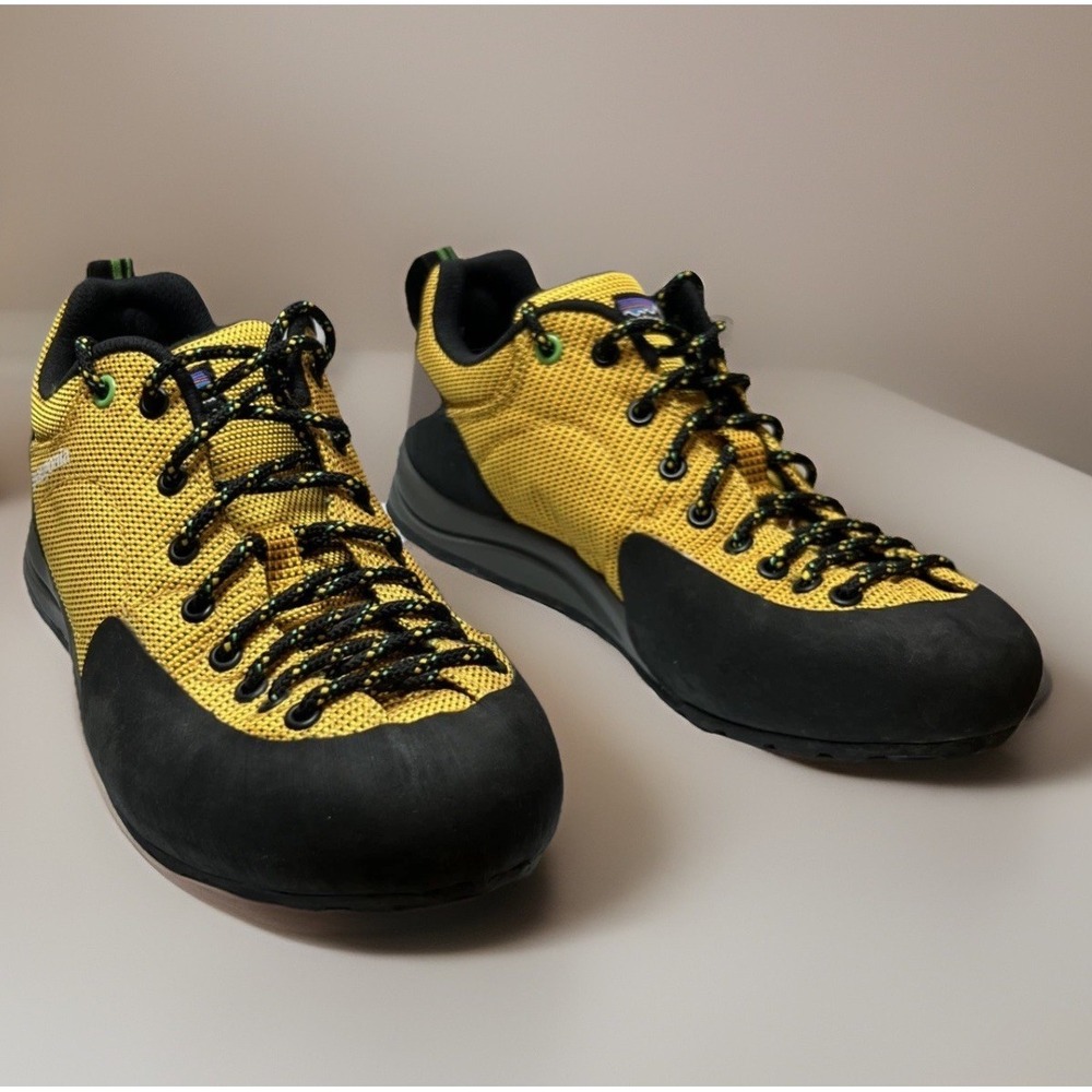 Patagonia Tupelo Aloe Climbing Shoes Women's 7 Yellow T81214 Minimal Wear - Picture 3 of 7